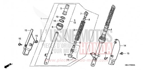 FRONT CUSHION CRF50FB de 2011